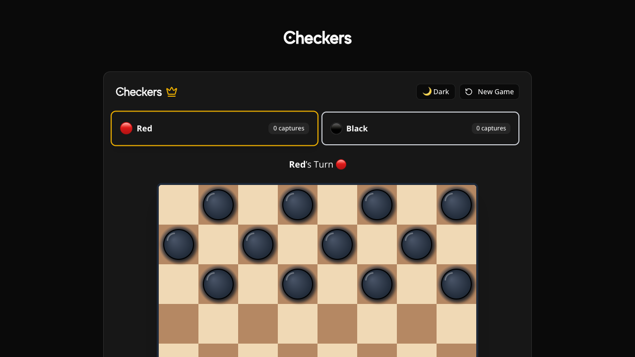 Checkers gameplay preview