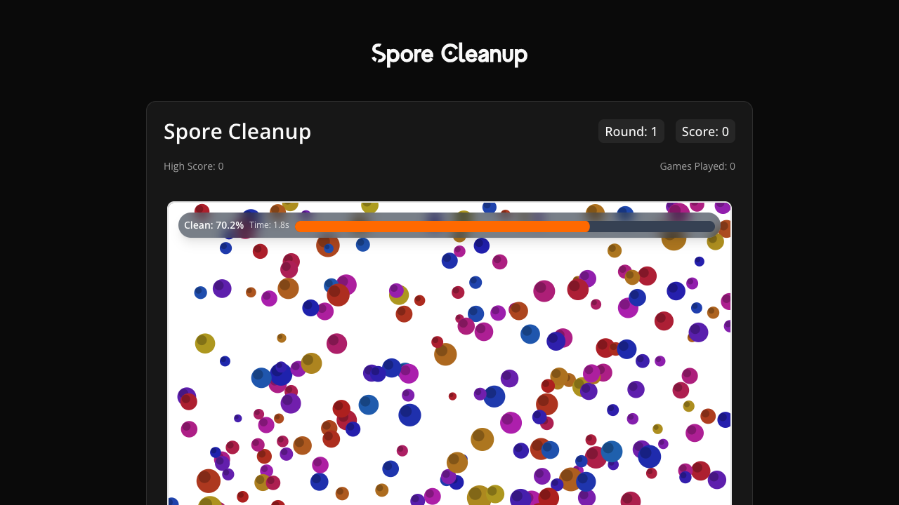 Spore Cleanup gameplay preview